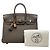 Hermès Gray Togo Birkin Retourne 25 Marrone Grigio antracite - vista 7