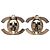 Orecchini a clip Chanel Silver CC Brass Turn Lock Argento - vista 2
