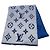 Stola in cashmere Monogram Louis Vuitton Marrone Blu Blu navy