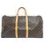 Borsa Boston Louis Vuitton Monogram Keepall 55cm Marrone