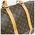 Borsa Boston Louis Vuitton Monogram Keepall 55cm Marrone - vista 3