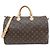 Borsa Boston Louis Vuitton Monogram Speedy Bandoulière 40cm Marrone