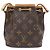 Noe Borsa a tracolla Louis Vuitton Monogram Nano Noé Marrone - vista 2