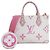 Borsa Louis Vuitton Monogram Flower Tile Rosa