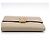 Cartera tri-fold Louis Vuitton en piel Taurillon beige - vista 4