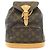 Zaino Louis Vuitton Monogram Montsouris MM Marrone
