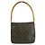 Borsa a tracolla Louis Vuitton Monogram Looping MM M51146 Marrone