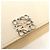 Cartera tri-fold de piel de ternera Loewe Beige - vista 4