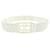 Chanel Standard White Gürtel Weiß