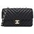Borsa a tracolla Chanel 69900 in pelle nera Nero