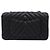 Borsa a tracolla Chanel 69900 in pelle nera Nero - vista 2