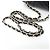 Borsa a tracolla Chanel 69900 in pelle nera Nero - vista 7