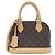 Louis Vuitton Monogram Alma BB Handtasche Braun