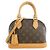 Borsa Louis Vuitton Monogram Alma BB Marrone