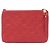 Borsa a tracolla Louis Vuitton Monogram Empreinte Twice Rosso Fuschia - vista 2