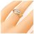 Anello Cartier Trinity in oro rosa bianco e giallo 18K - vista 4