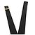 Cinturón reversible para mujer Louis Vuitton Castaño Negro - vista 3