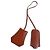 Hermès Charm per borsa Hermes Handbag Charm Keyfetout in Brown Marrone