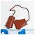 Hermès Charm per borsa Hermes Handbag Charm Keyfetout in Brown Marrone - vista 2