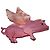Spilla GUCCI Flying Pig Rosa