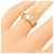 Anello Cartier Love in oro rosa D'oro - vista 4