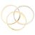 Anello Cartier Trinity in oro rosa, bianco e giallo D'oro - vista 3