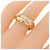 Anello Cartier Trinity in oro rosa, bianco e giallo D'oro - vista 4