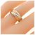 Anello Cartier Trinity in oro rosa bianco e giallo D'oro - vista 4
