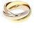 Anel Cartier Trinity em ouro rosa branco e amarelo Dourado
