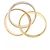Anel Cartier Trinity em ouro rosa branco e amarelo Dourado - vista 3