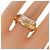 Anel Cartier Trinity em ouro rosa branco e amarelo Dourado - vista 5