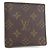 Louis Vuitton Monogram Bi-fold Wallet Brown