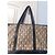 Carolina Herrera Borsa Tote CH Monogram Marrone Beige - vista 2