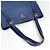 Tote Prada Shopper aus blauem Leder - Ansicht 5