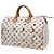 Borsa a mano Louis Vuitton Speedy 35 Bianco