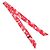 Foulard in seta Chanel in rosso e bianco - vista 3