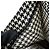 Borsa Tote Christian Dior a pied-de-poule bianca e nera Nero Bianco - vista 11