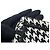 Borsa Tote Christian Dior a pied-de-poule bianca e nera Nero Bianco - vista 13