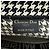 Borsa Tote Christian Dior a pied-de-poule bianca e nera Nero Bianco - vista 14