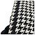 Borsa Tote Christian Dior a pied-de-poule bianca e nera Nero Bianco - vista 6