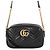 Borsa a tracolla con catena Gucci GG Marmont Matelassé Small Nero