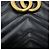 Borsa a tracolla con catena Gucci GG Marmont Matelassé Small Nero - vista 6