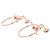 Hermès Pendientes Hermes Loop Echappé PM Dorado - vista 2