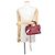 Borsa Balenciaga Classic Metallic Edge Mini City Bordò - vista 4