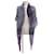 Sciarpa Losange Hermès in Seta e Cashmere Blu Viola Porpora