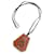 Hermès Collana Hermes HERMES Clochette Marrone Nero Argento