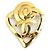 Spilla in metallo dorato Chanel D'oro