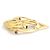 Spilla in metallo dorato Chanel D'oro - vista 3