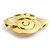 Spilla in metallo dorato Chanel D'oro - vista 4