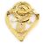 Spilla in metallo dorato Chanel D'oro - vista 6